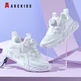 ABC KIDS儿童运动鞋男女童户外春夏小白鞋中大童透气跑步鞋 单网 32