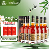张裕五星金奖白兰地 500ml*6瓶 整箱装 洋酒礼盒送礼 葡萄蒸馏酒