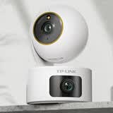 普联（TP-LINK）400万双摄全彩云台无线网络摄像机监控摄像头TL-IPC44AW 双摄版 32G存储卡套装