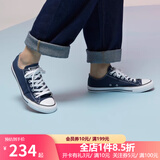 匡威（Converse）男鞋女鞋新款ALL STAR帆布鞋经典潮流低帮情侣鞋百搭休闲运动鞋 102329 海军蓝 35