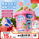 小鹿蓝蓝菠菠莓莓宝宝饼干菠菜草莓味儿童零食卡通饼干蔬菜儿童饼干108g