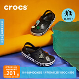 CROCS卡骆驰贝雅卡骆班儿童洞洞鞋沙滩凉鞋男童女童拖鞋/207018/207019 黑色-001 33 (200mm)