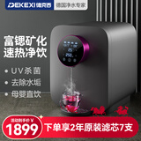 德克西德国净水器即热台式净饮机RO反渗透直饮机母婴直饮即热家用饮水机 【富锶升级】WB-1深空灰 4.7L