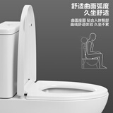 BSITN马桶盖带提手通用大v型老式家用坐便器盖板子加厚座垫圈更换BP067