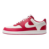 耐克NIKE男子休闲鞋COURT VISION LO 运动鞋HM9862-600白/红40