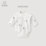 乖奇熊婴儿纯棉连体衣春秋季新生儿衣服三角包屁衣宝宝哈衣秋款装睡衣服