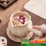 八千行围炉煮茶壶陶瓷侧把烤奶罐罐大容量室内户外煮茶器具可明火烧水壶