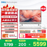 戴尔（DELL）新款 高端一体机台式电脑(13代i5-1334U 16G 512G)美学白 23.8 100Hz 办公学习机