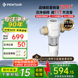 滨特尔（pentair）前置过滤器大通量家用全屋自来水管道过滤器大流量水驱涡轮+反冲洗刮洗净水器 【上门安装】S160升级11T大通量