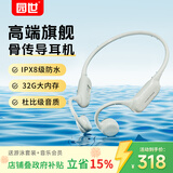 园世Beta Pro 骨传导蓝牙耳机 不入耳开放式运动耳机 IPX8防水 32G内存MP3 游泳跑步骑行健身