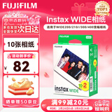 富士（FUJIFILM）instax 拍立得三寸相纸/彩边适用于mini9/11/12/evo/wide五寸相纸 女神节礼物 送礼奖品 生日礼物 WIDE五寸宽幅相纸 10张 【锡纸装】