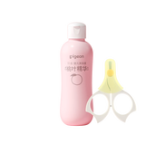 贝亲（Pigeon）婴儿日常护理套组【桃叶爽身露200ml+0-3月指甲剪】