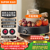 苏泊尔（SUPOR）迷你电陶炉 煮茶器煮茶炉煮茶壶 养生围炉煮茶泡茶办公家用不挑器具SW-DTL05