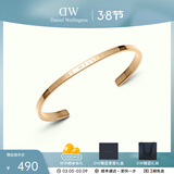 丹尼尔惠灵顿（DanielWellington）【三八节女神礼物】dw手镯男女 经典开口情侣手镯时尚饰品 流光金大号DW00400074