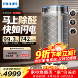 飞利浦（PHILIPS）空气净化器除甲醛神器新房急入住专业家用宠物净化机除烟味病毒过敏原螨尘AC9008