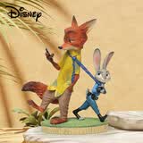 迪士尼（Disney）疯狂动物城手办朱迪尼克狐桌面摆件 生日礼物毕业礼物