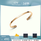 丹尼尔惠灵顿（DanielWellington）【三八节女神礼物】dw手镯男女 经典开口情侣手镯时尚饰品 流光金小号 DW00400075