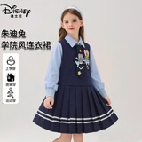 迪士尼女童春秋连衣裙2026新款朱迪兔子警官儿童衣服小童宝宝长袖公主裙