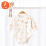 贝瑞加（Babyprints）新生儿连体衣婴儿包屁衣初生宝宝爬服纯棉哈衣 糖果小熊59