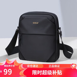 高尔夫（GOLF）单肩包男士休闲斜挎包男轻便百搭随身ipad手机包防泼水挂包运动包
