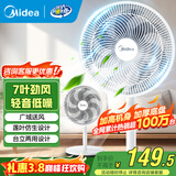 美的（Midea） 电风扇 家用风扇7叶落地扇立式轻音节能大风量电扇台扇迷你扇台立两用转页扇空气循环扇安静低音 店长推荐丨7叶劲风 百万单品 家用落地扇