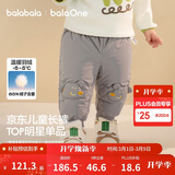 巴拉巴拉宝宝羽绒裤儿童男童女童长裤冬装2025新款加厚保暖束脚裤子萌趣潮