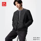 优衣库高级轻型羽绒便携式茄克/弧形压线男装女装外套夹克480949 09 黑色 2XL