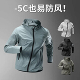 艾伦伯顿（Alen Botun）运动夹克休闲风衣外套男防风春季速干跑步训练户外骑行服登山上衣 KJB81绿 M