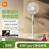 米家小米电风扇落地扇家用直流变频超静音自然风台地两用 轻音节能智能控制蓝牙遥控轻薄电扇Pro