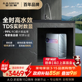 史密斯（A.O.SMITH）佳尼特净水器 蓝鲸1200G 家用净水器厨房专用台下用净水机直饮一体机 6年RO膜 冠军之选CR3000AE1