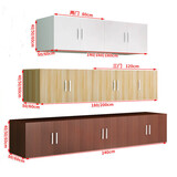 乔洛普 可定制衣柜顶柜壁挂式吊柜厨房墙上置物柜客厅卧室顶箱柜飘窗柜 80长30宽30高 两门【其它颜色备注】