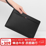 七匹狼钱包男士真牛皮手拿包小号拉链大容量实用生日新年礼物送男友老公