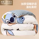 雅鹿·自由自在A类被子被芯秋冬天季被褥保暖单人双人棉被 200*230cm8斤 史迪仔