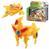 玩控 神兽金刚4玩具 组合金刚 合体玩具变形机器人 麒麟金刚(可变战斗机形态)