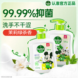 滴露（Dettol）洗手液抑菌杀菌消毒 茉莉绿茶清香500g*2 儿童洗手液家庭 迪士尼