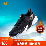 361°运动鞋男秋冬季款防泼水加绒保暖休闲跑步棉鞋子男款672342231B-3