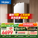 海尔（Haier）【节能王24JN7S】一级能效冷凝燃气壁挂炉天然气采暖炉暖气片地暖锅炉家用热水器 国家补贴自营
