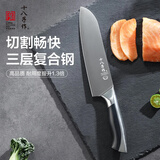 十八子作复合钢刀具家用菜刀典雅多用刀SL1608-C【精美礼盒装】