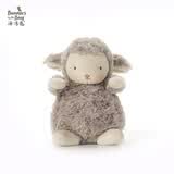 海湾兔Bunnies 小羊玩偶公仔安抚抱睡布娃娃动物毛绒玩具送生日新年礼物 824213 灰色小羊 17cm