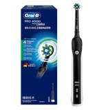 欧乐B成人电动牙刷P4000深度清洁牙龈按摩3D声波P系列圆头送男友送女友情侣送礼生日礼物结婚礼物送新人