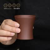 百年利永 宜兴纯全手工紫砂杯品茗杯原矿束腰杯功夫茶具泡茶杯主人杯配件 紫泥款