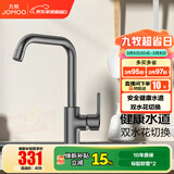 九牧（JOMOO）厨房水龙头洗菜盆水龙头台盆自来水龙头洗碗盆厨卫水槽冷热水龙头 C款-33186【双水花无铅过水-枪灰】