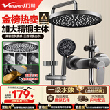 万和（Vanward）淋浴花洒套装精铜卫浴花洒全套一体式增压花洒喷头浴室淋浴器79H