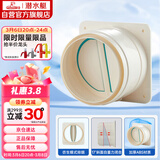 潜水艇（Submarine）E160 厨房烟道全密封防味阀 公共烟道止逆阀止回阀 烟道阀