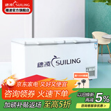 穗凌（SUILING）冰柜商用大容量卧式冷柜 冷藏冷冻柜家用单温冰箱超市雪糕柜鲜肉速冻蔬菜水果保鲜柜大容量冰柜 【1.465米】-25度到10度 BD-508