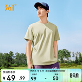 361°短袖男士t恤春夏季运动宽松休闲户外圆领上衣服男女装632523110-2