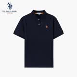U.S. POLO ASSN.polo衫男夏季商务休闲短袖重磅t恤男士高端轻奢上衣男父亲节