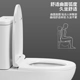 BSITN马桶盖通用v型带提拉手老式家用坐便器盖板子加厚座垫圈更换BP065