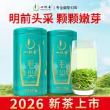 一杯香茶叶绿茶明前头采毛尖茶250g2026新茶春茶礼盒装送礼自己喝散装