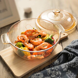 康宁（VISIONS）2.1L晶莹系列玻璃汤锅炖锅煮锅 耐高温明火可用VS-21-JY/LN/JD